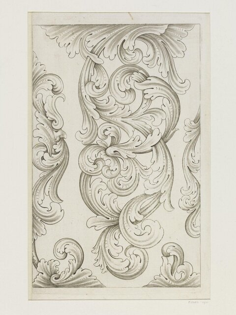 Acanthus Scroll Ornament Engraving
