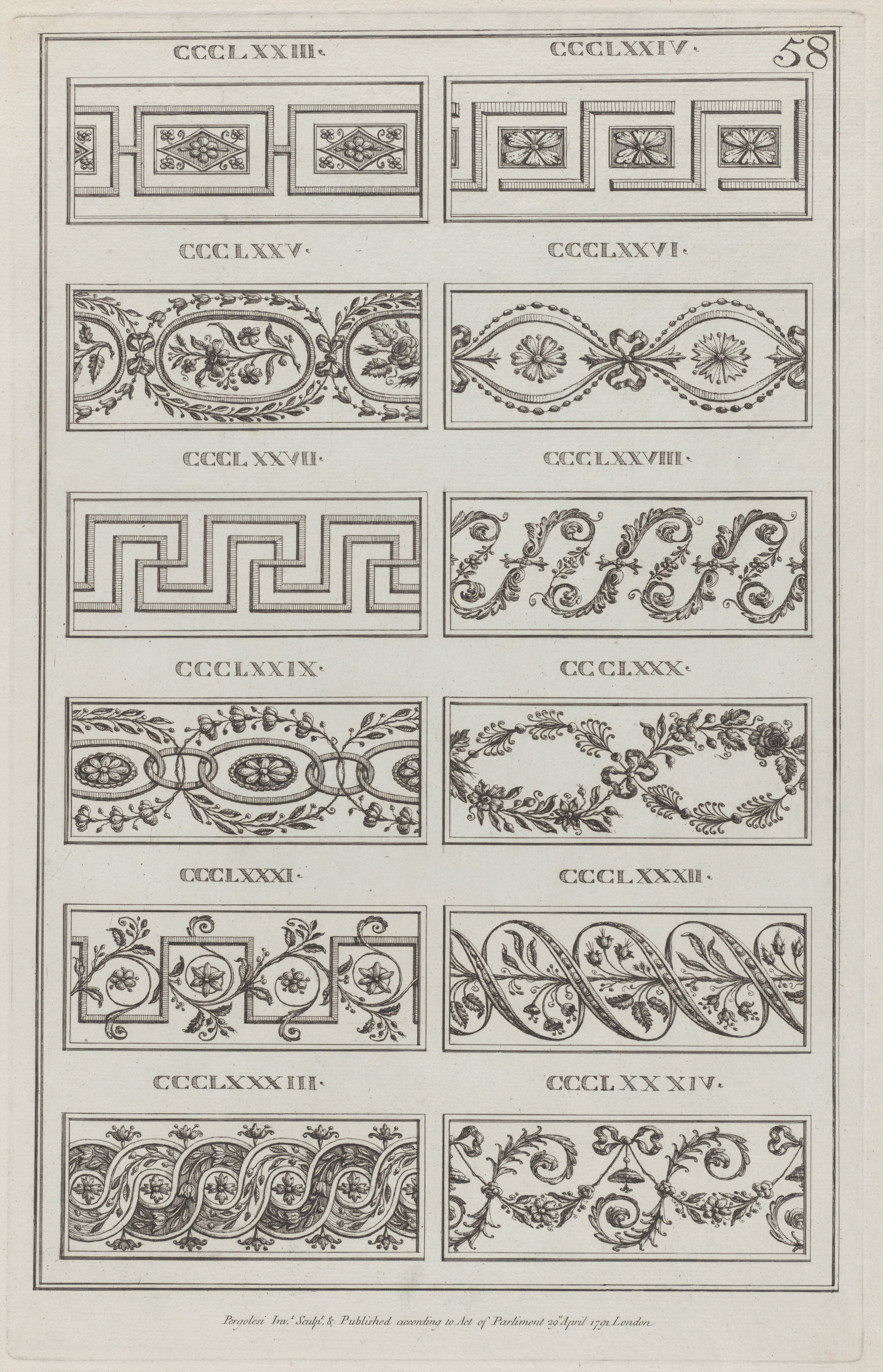 Antique Decorative Border Patterns