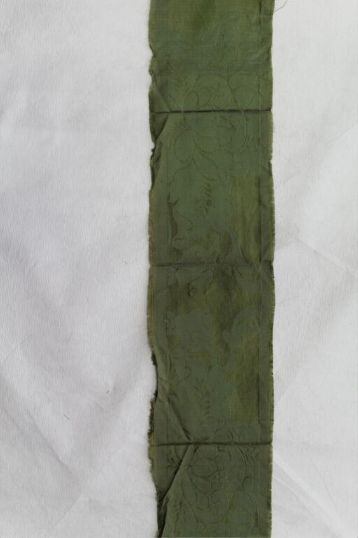 Green Antique Textile Fragment