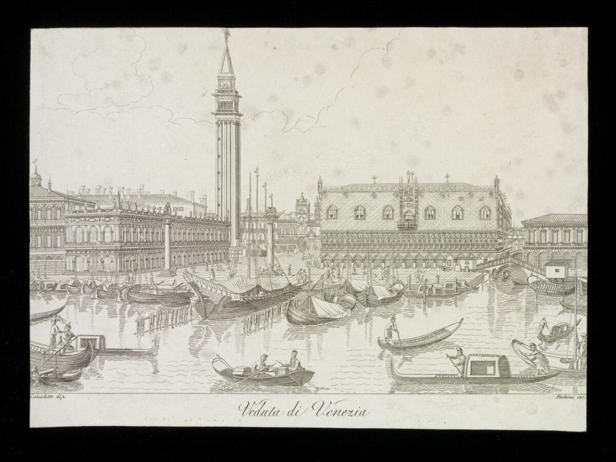 View of Venice Engraving