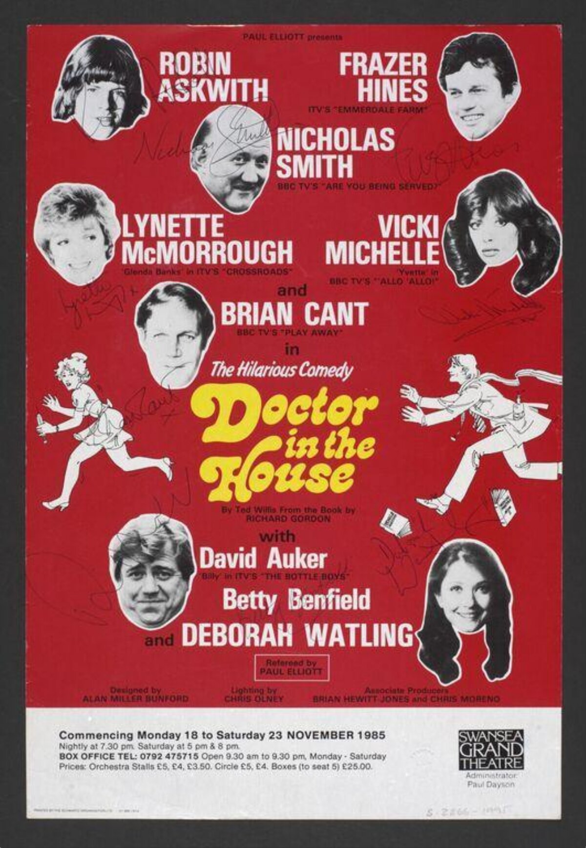 1985 Doctor in the House Theatre Poster