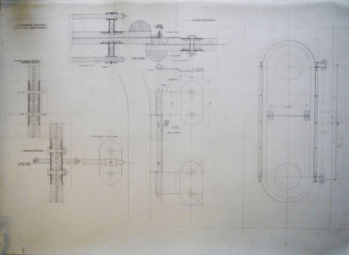 Hand-drawn Mechanical Blueprint