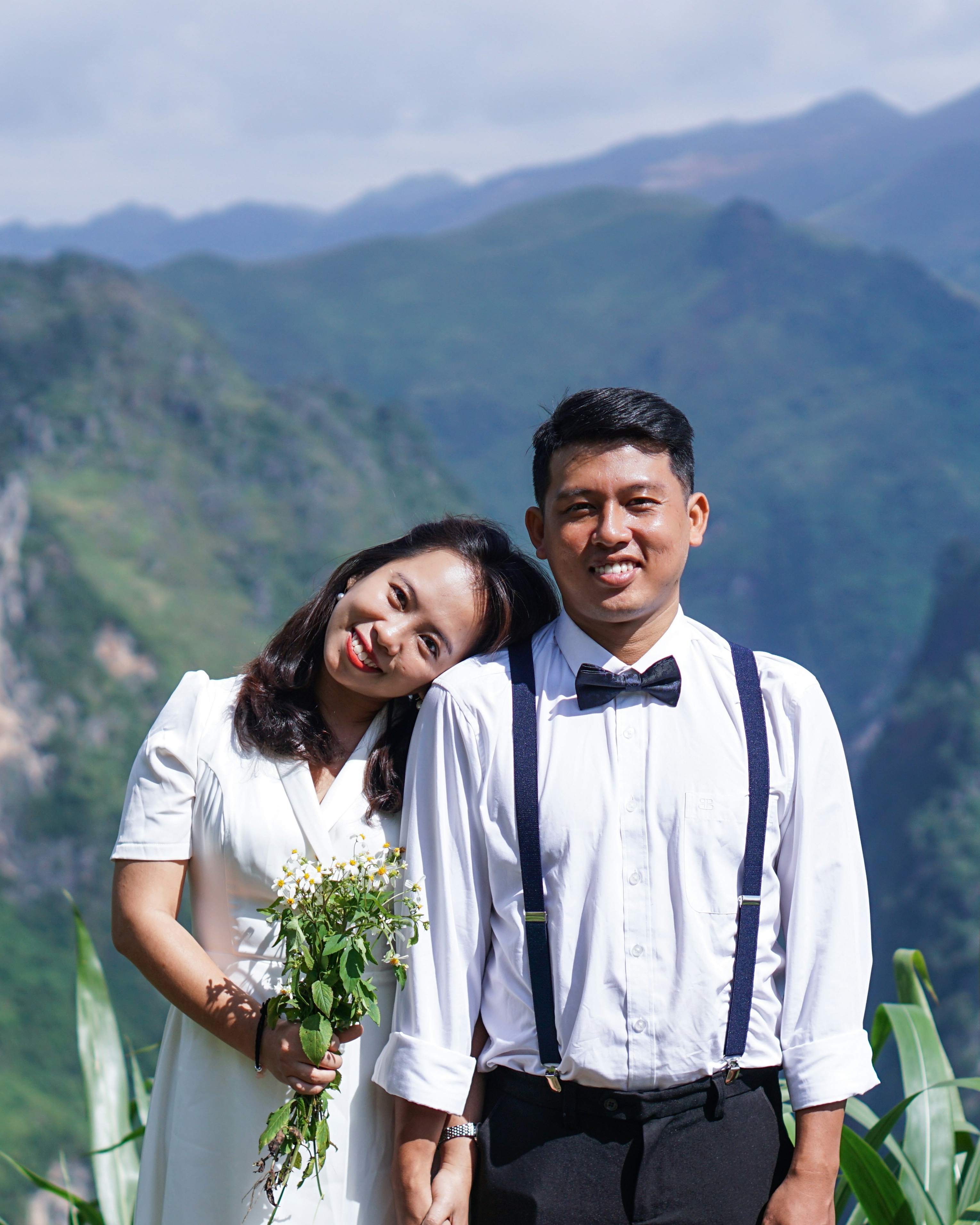 Couple Portrait in Mountain Landscape