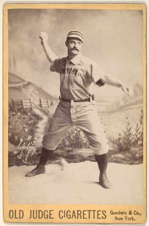 Old Judge Cigarette New York Baseball Card