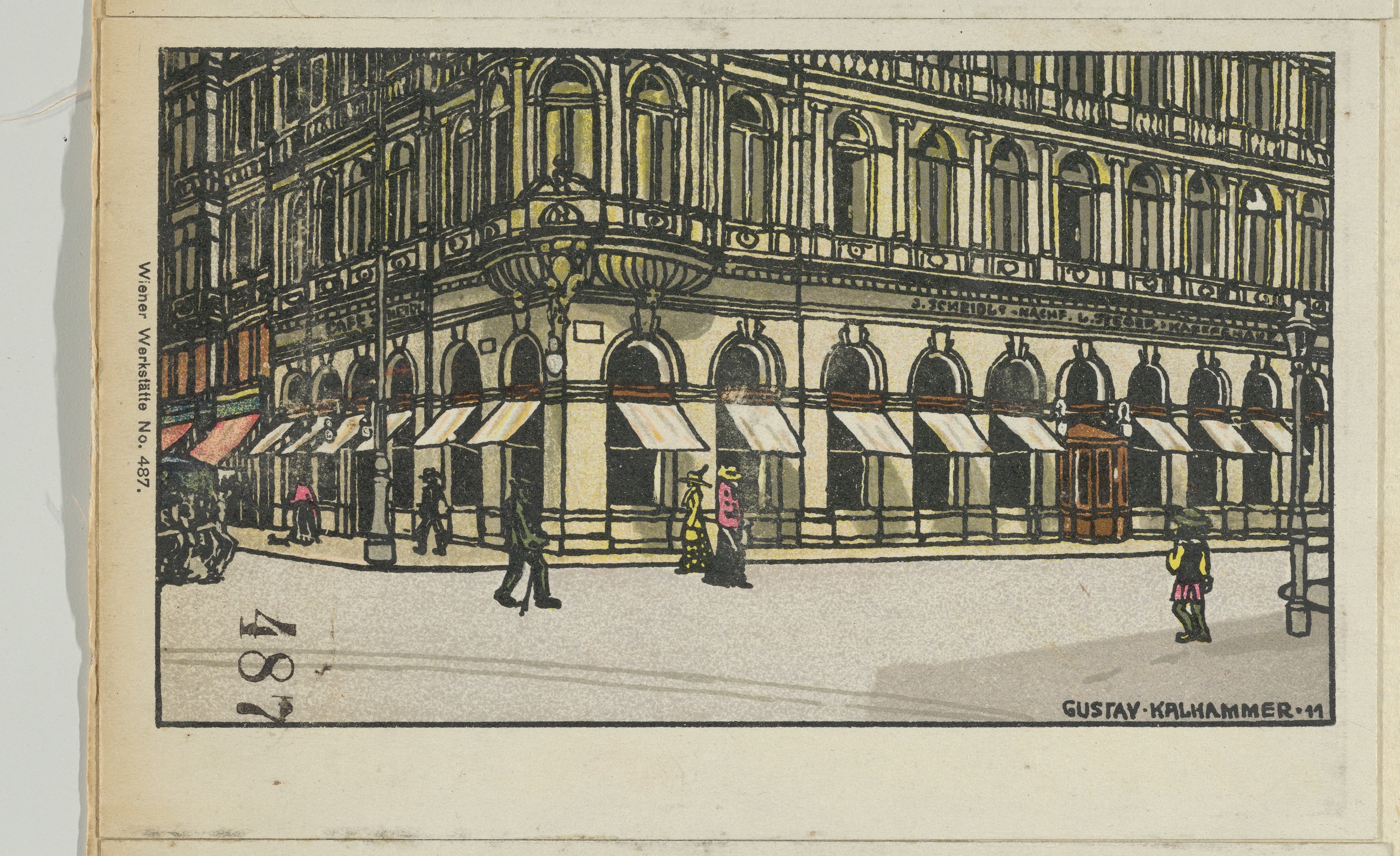 Vienna Corner Cafe Print