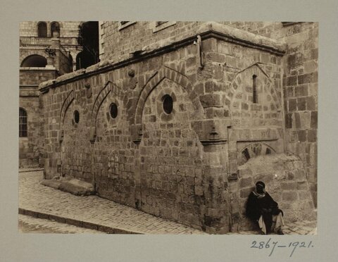 Vintage Stone Building Street Corner