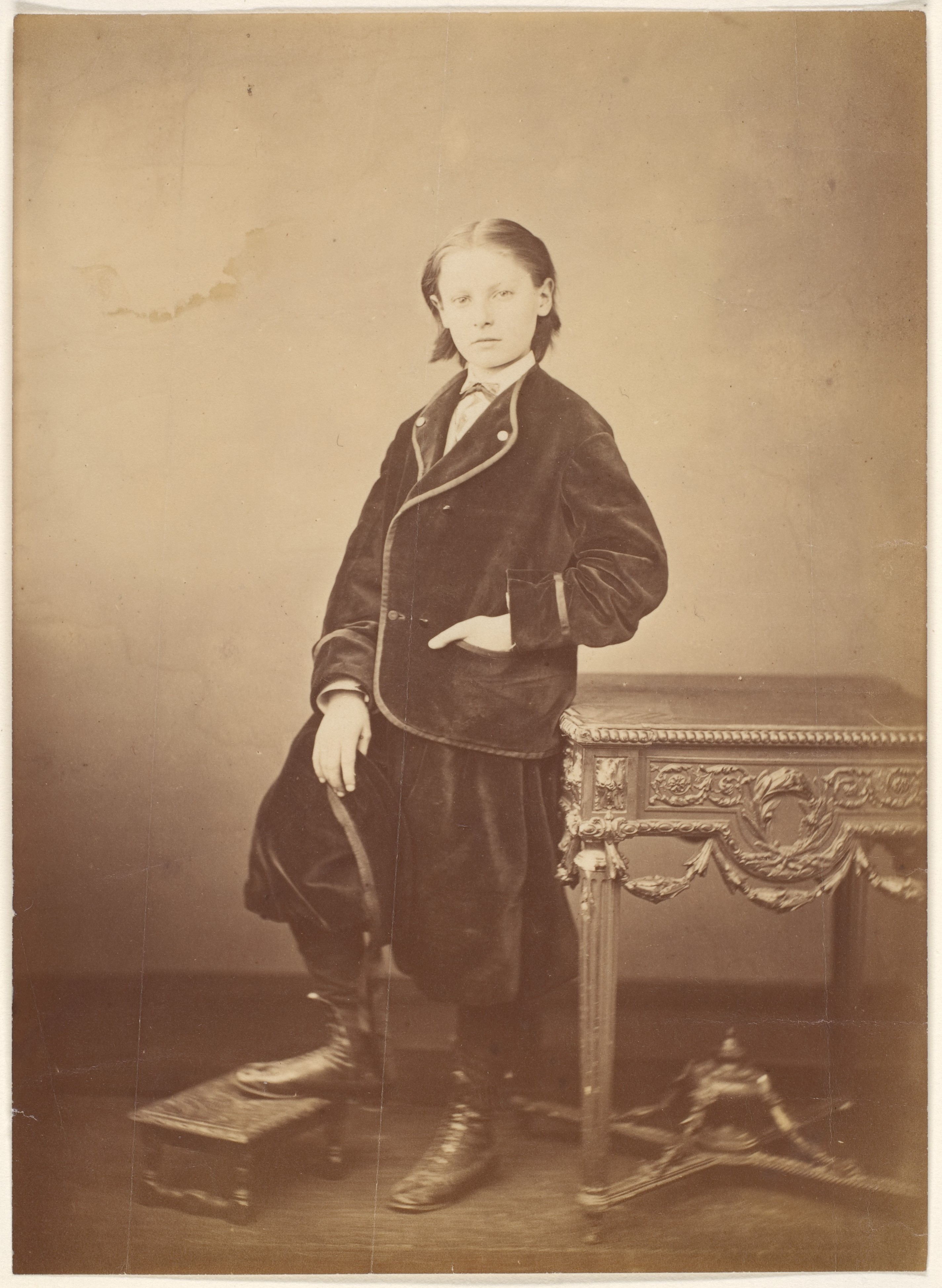 Vintage Portrait of a Young Boy