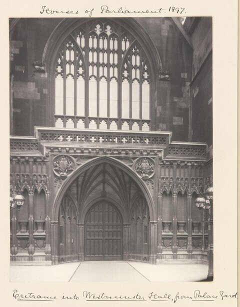 1897 Entrance to Westminster Hall