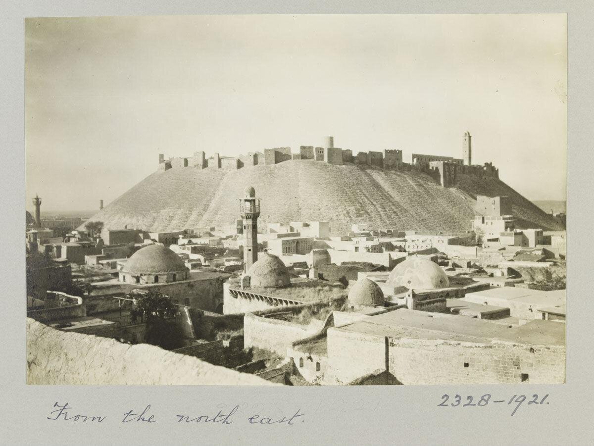 1921 Northeast View of Aleppo Citadel