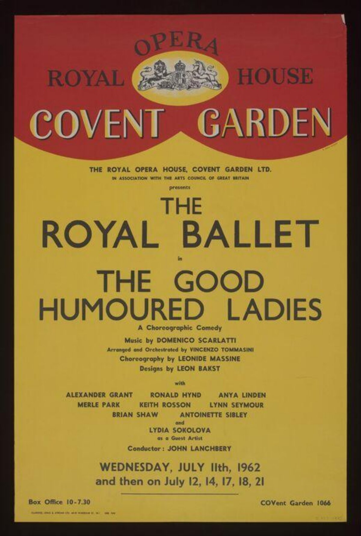 Royal Ballet The Good Humoured Ladies Poster