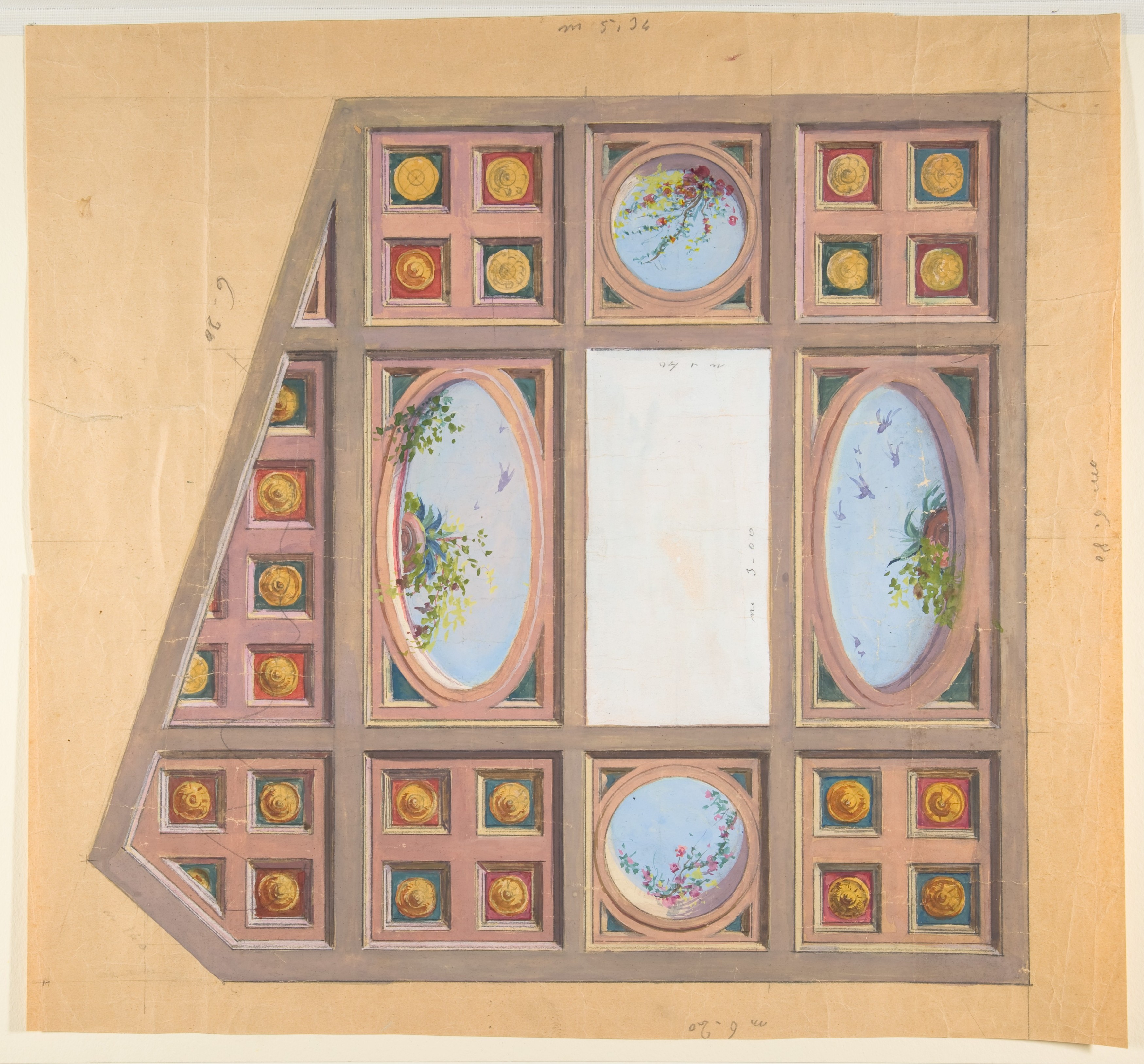 Decorative Ceiling Design Sketch