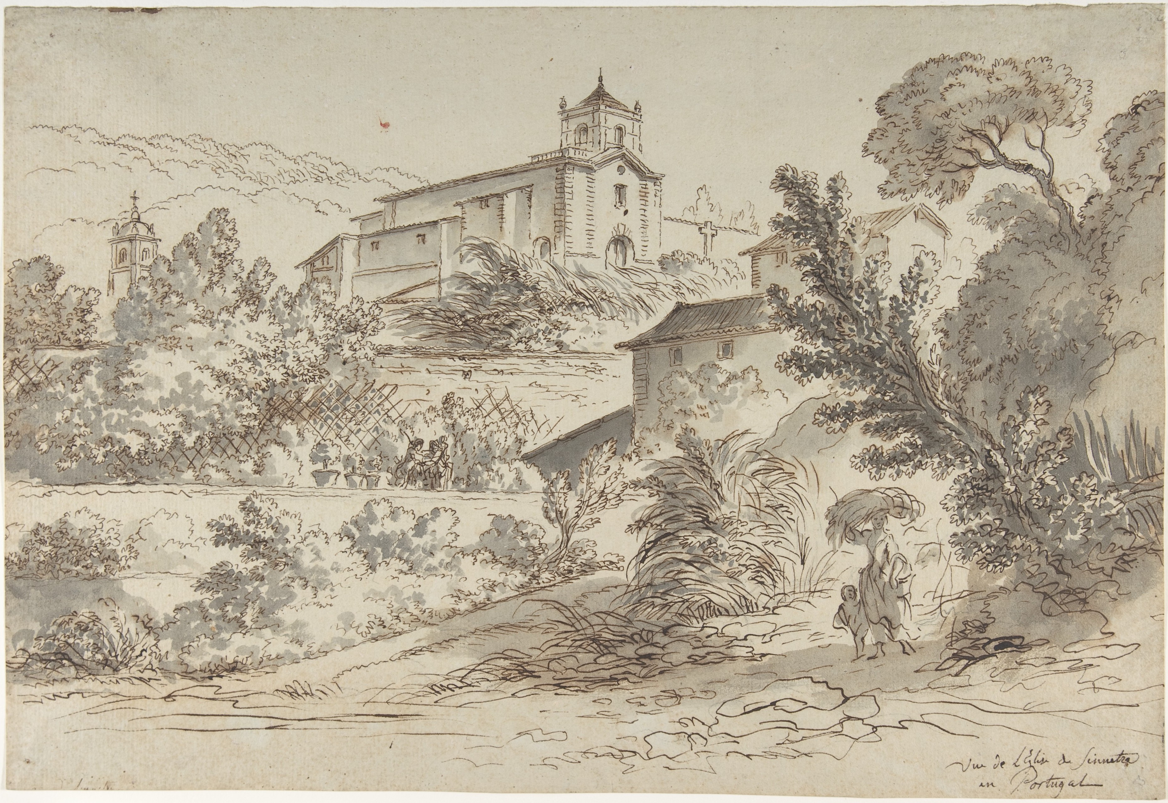 View of Sintra Church in Portugal