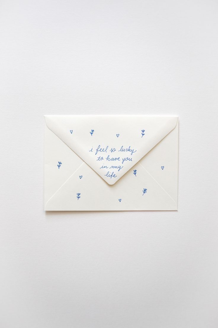 Decorated Envelope with Love Message