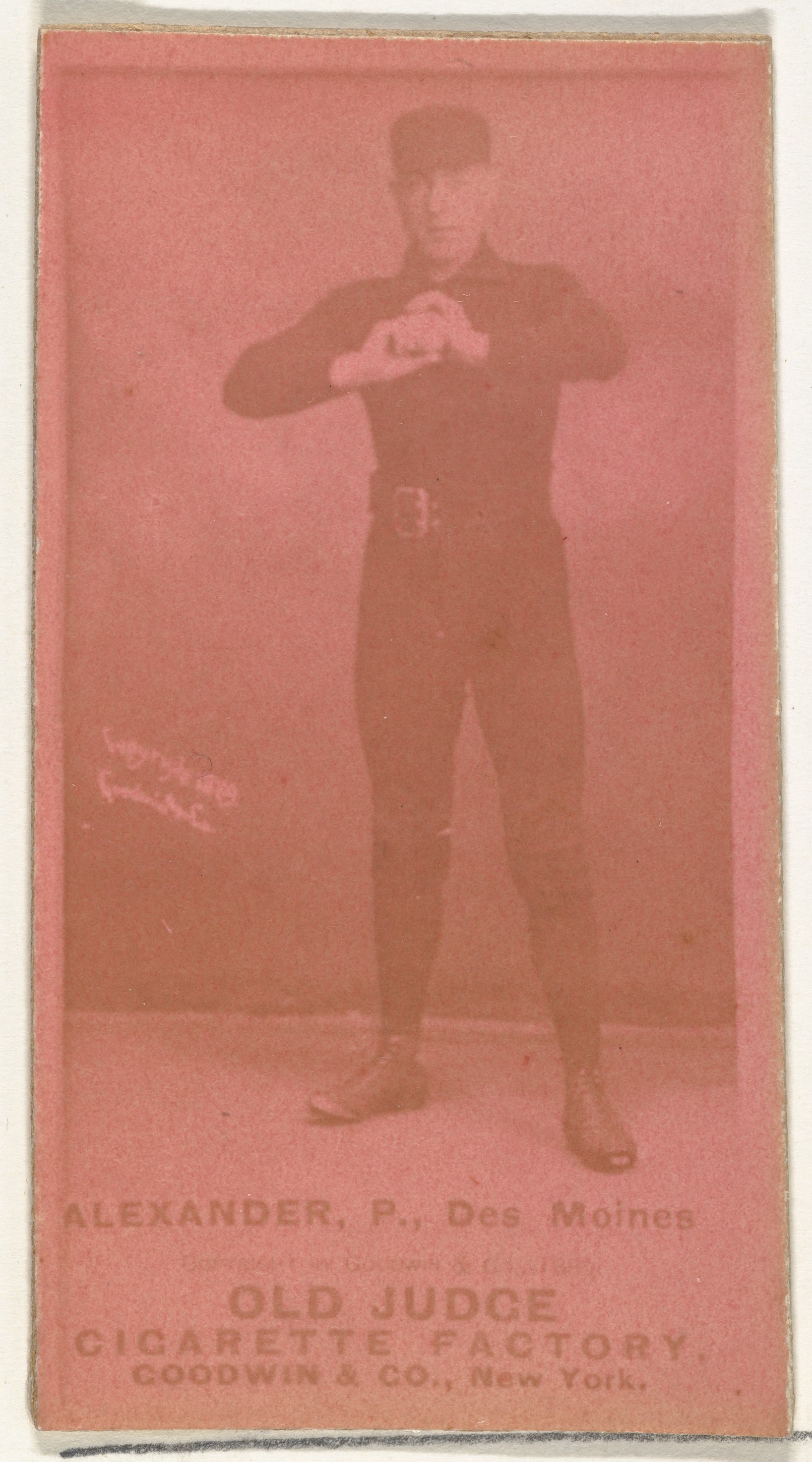 Vintage Old Judge Baseball Cigarette Card