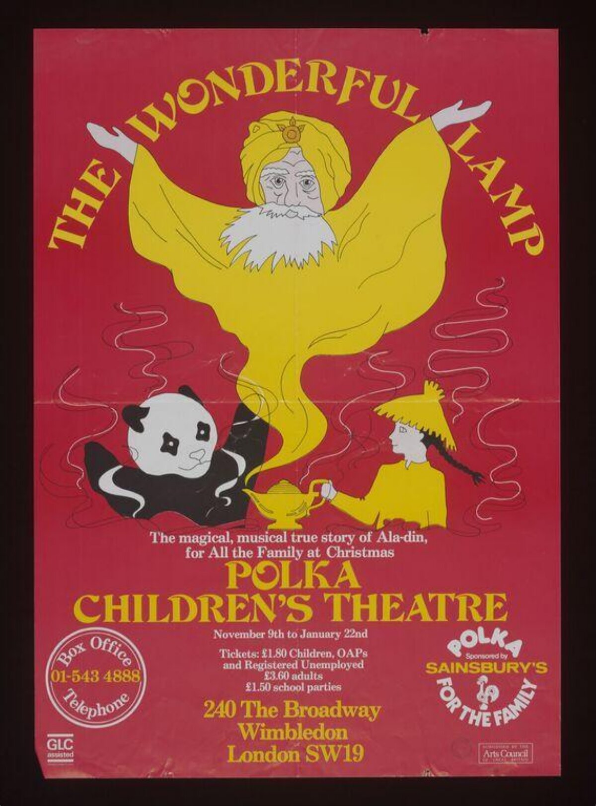 The Wonderful Lamp Theatre Poster
