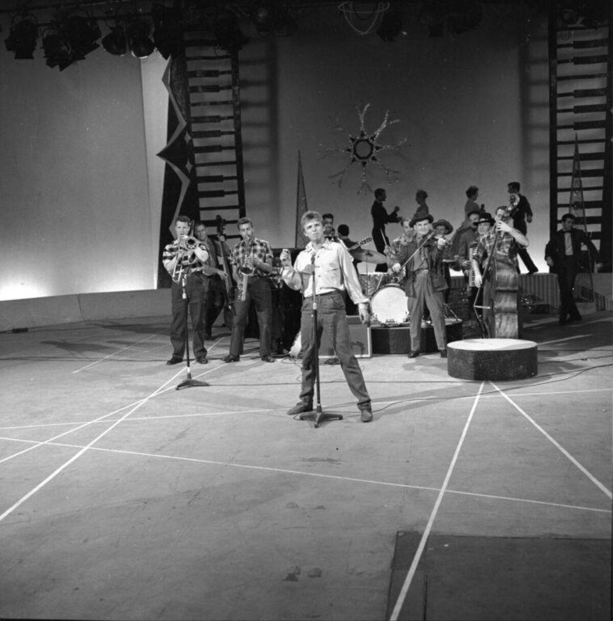 Vintage Band Stage Performance