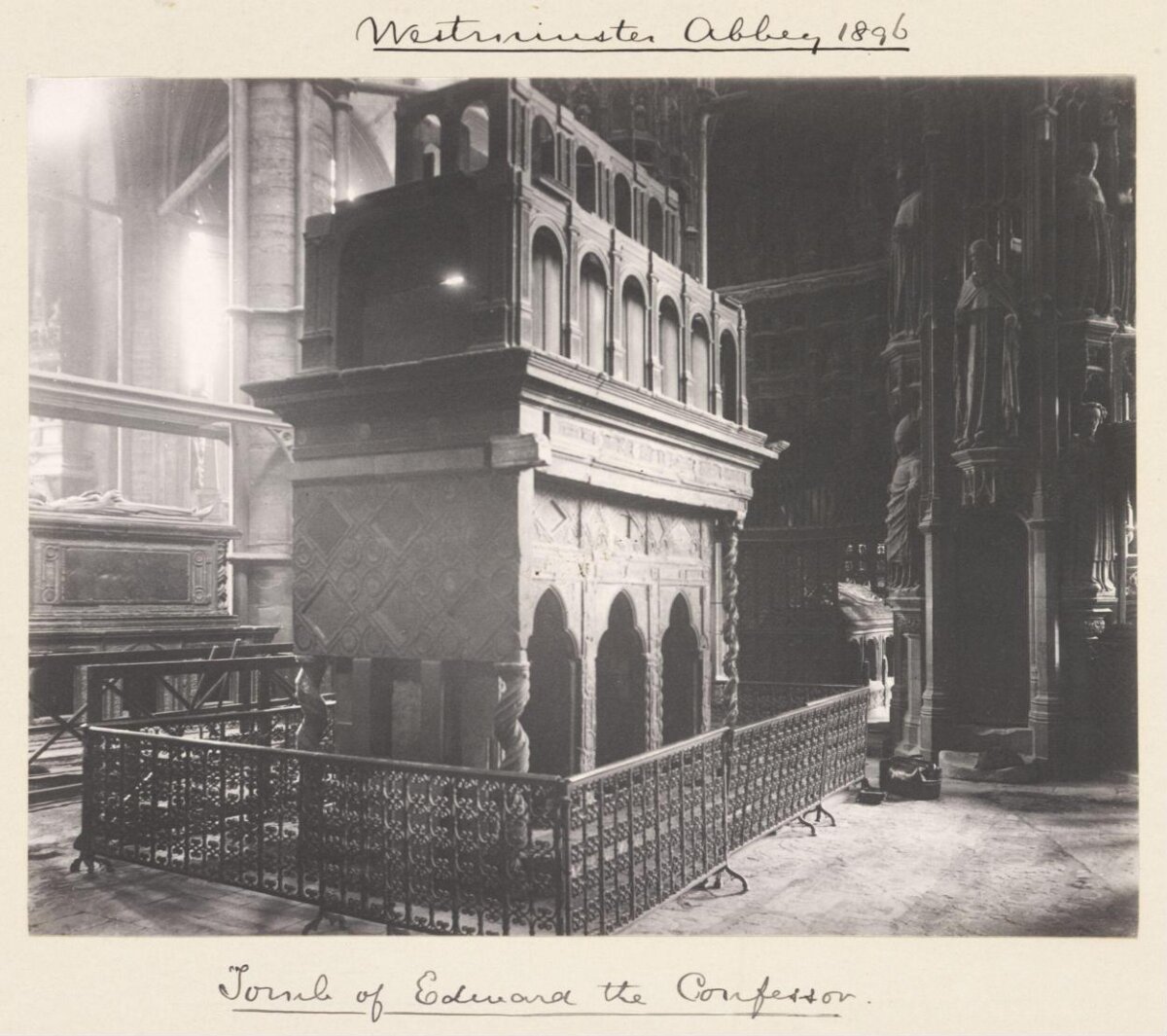 1896 Tomb of Edward the Confessor, Westminster Abbey
