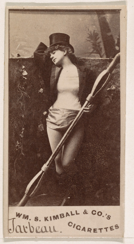 Jarbeau on Kimball Cigarette Card