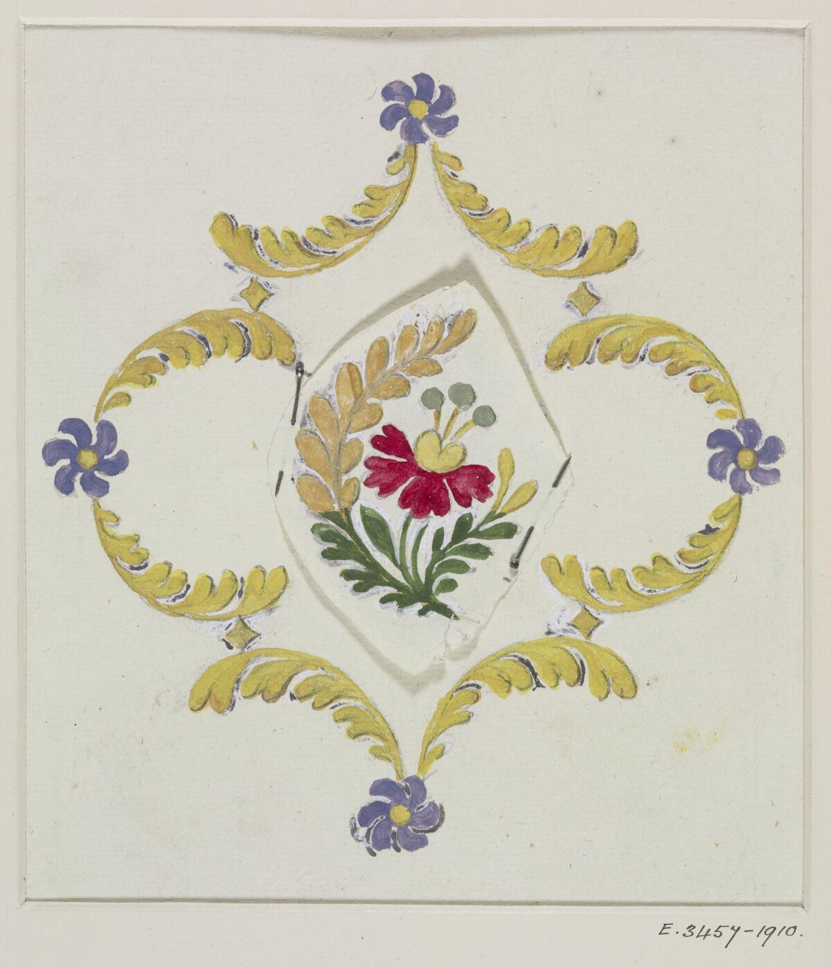 Hand-painted Floral Decorative Pattern