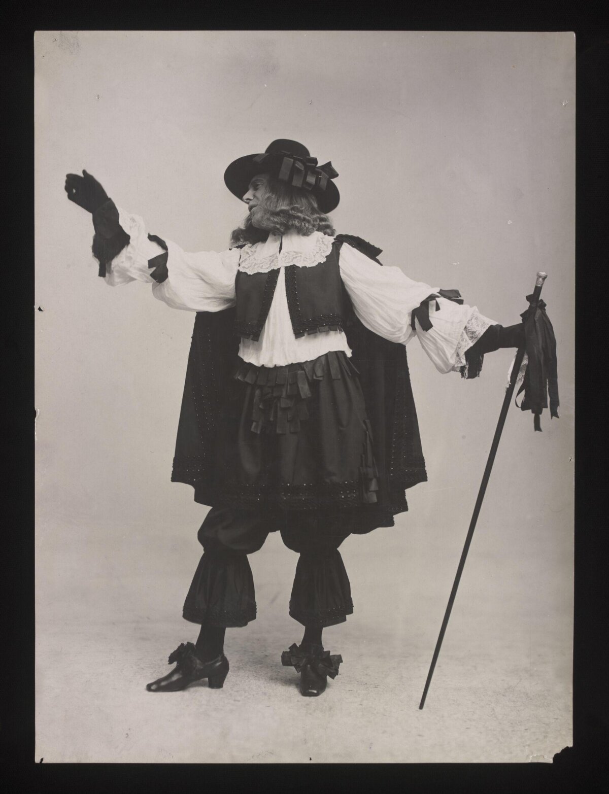 Vintage Portrait of Man in Cavalier Costume