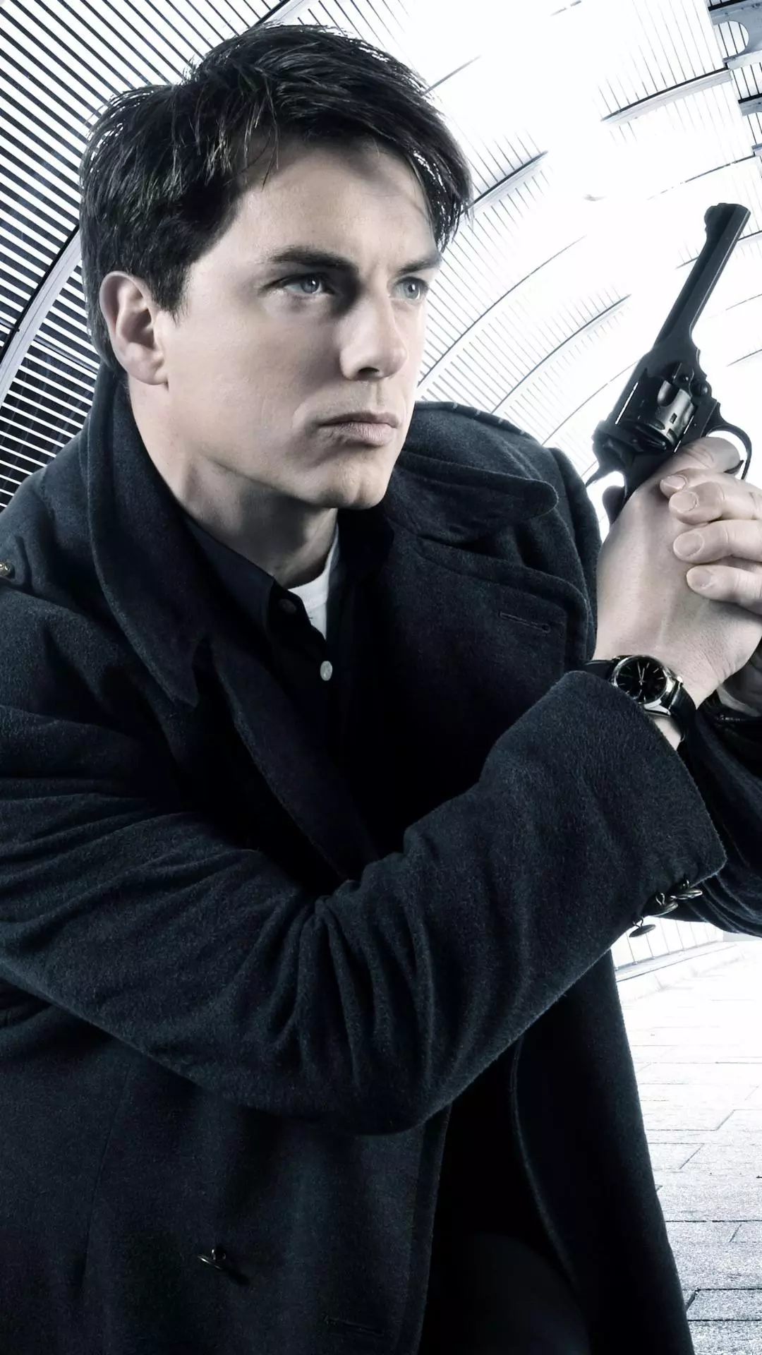 Jack Harkness Aiming Handgun