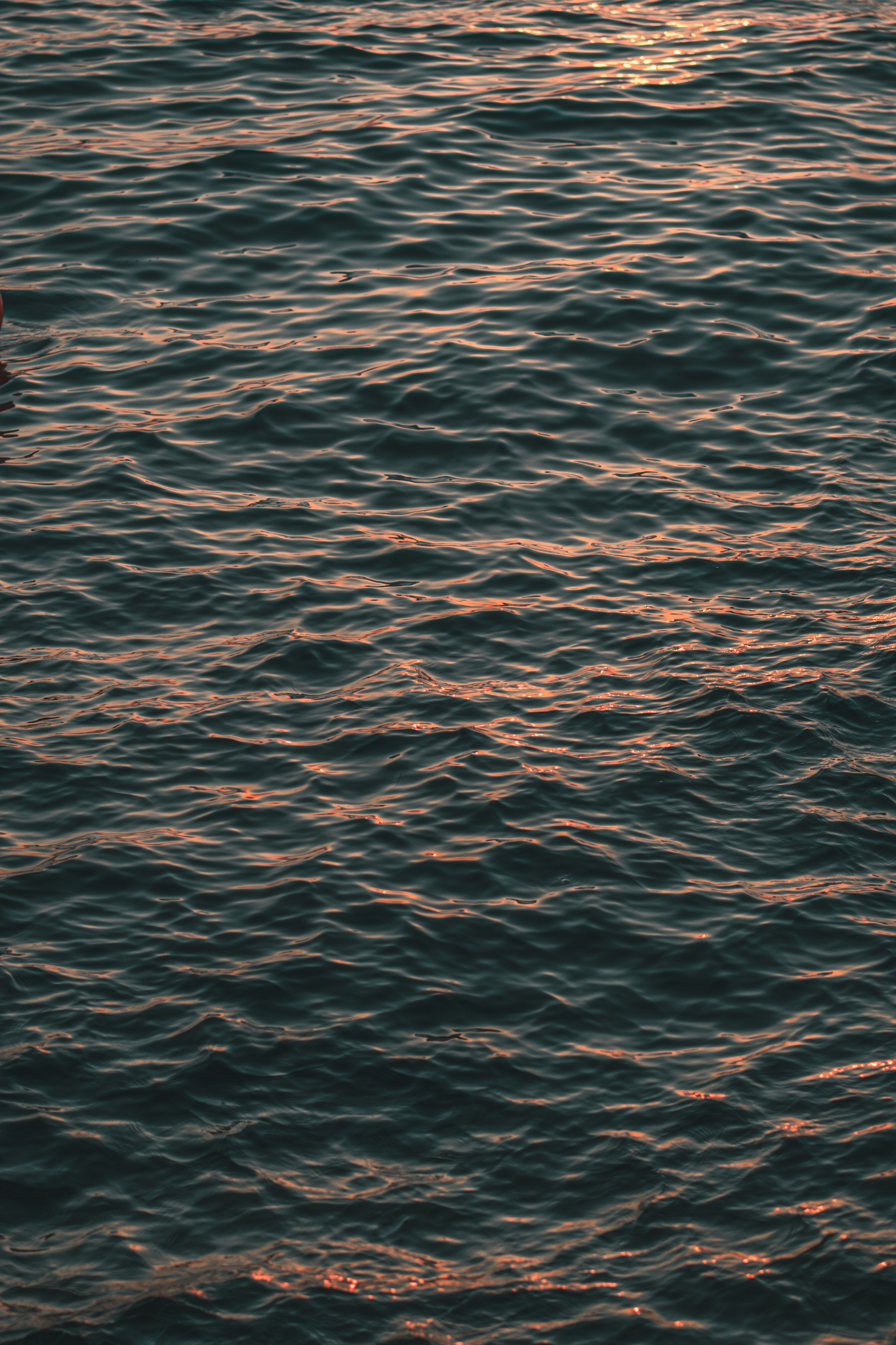 Golden Sunset on Rippled Sea — Scenery Wallpapers