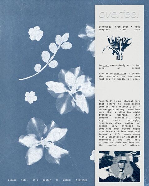 Overfeel Definition Poster