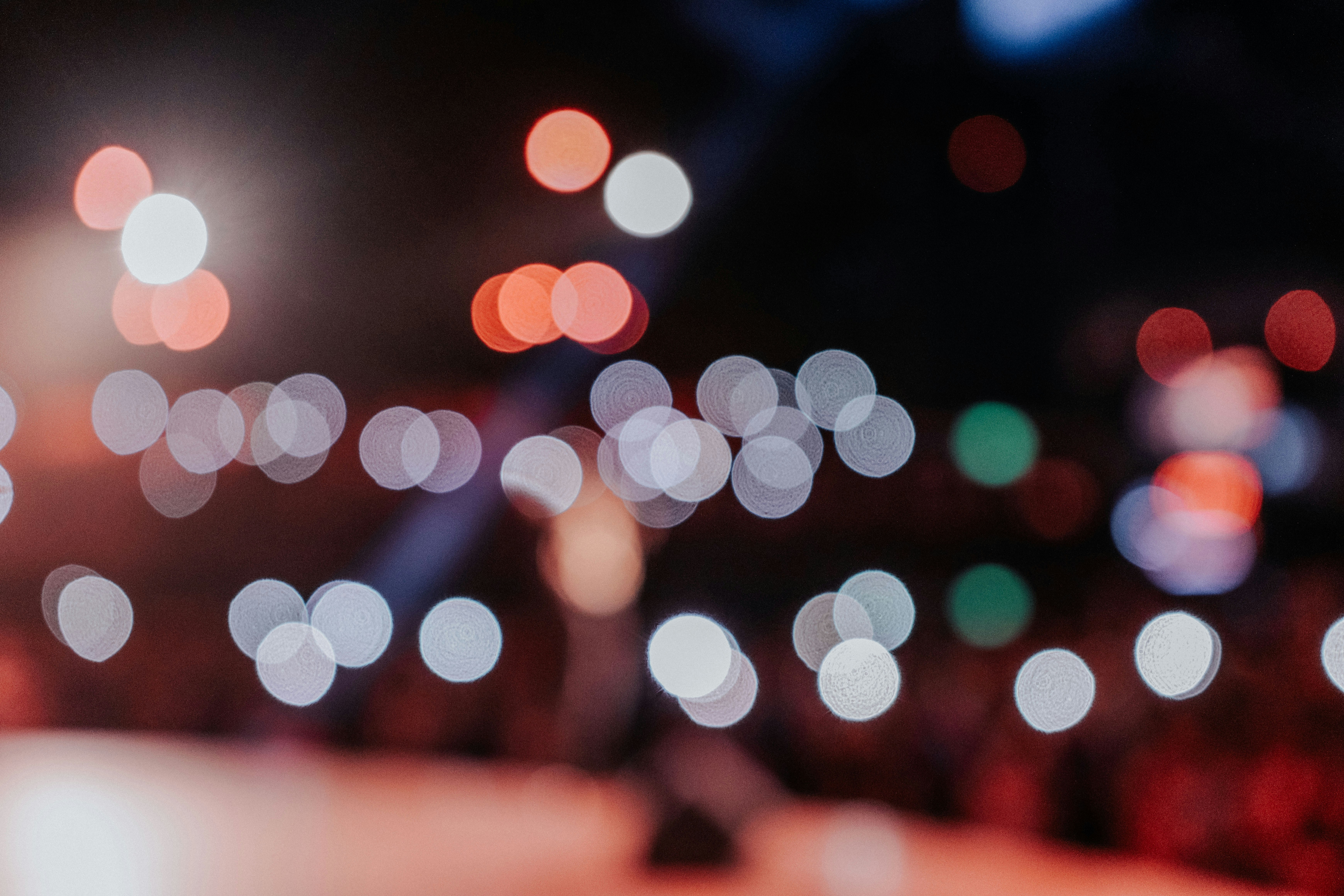 Concert Stage Bokeh Lights