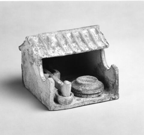 Ancient Pottery Mill House Model