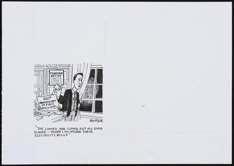 Political Cartoon on European Energy Crisis