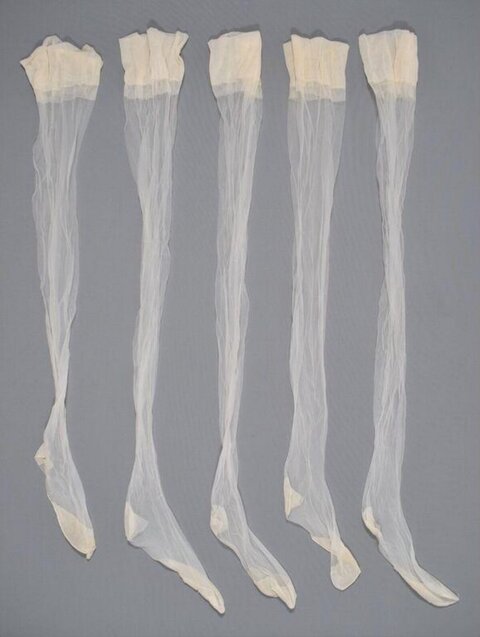 Five Vintage Sheer Stockings