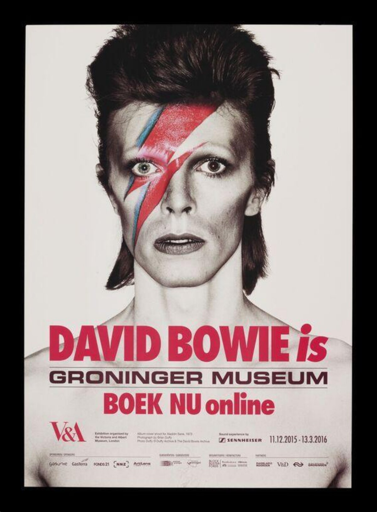 David Bowie Groninger Museum Exhibition Poster
