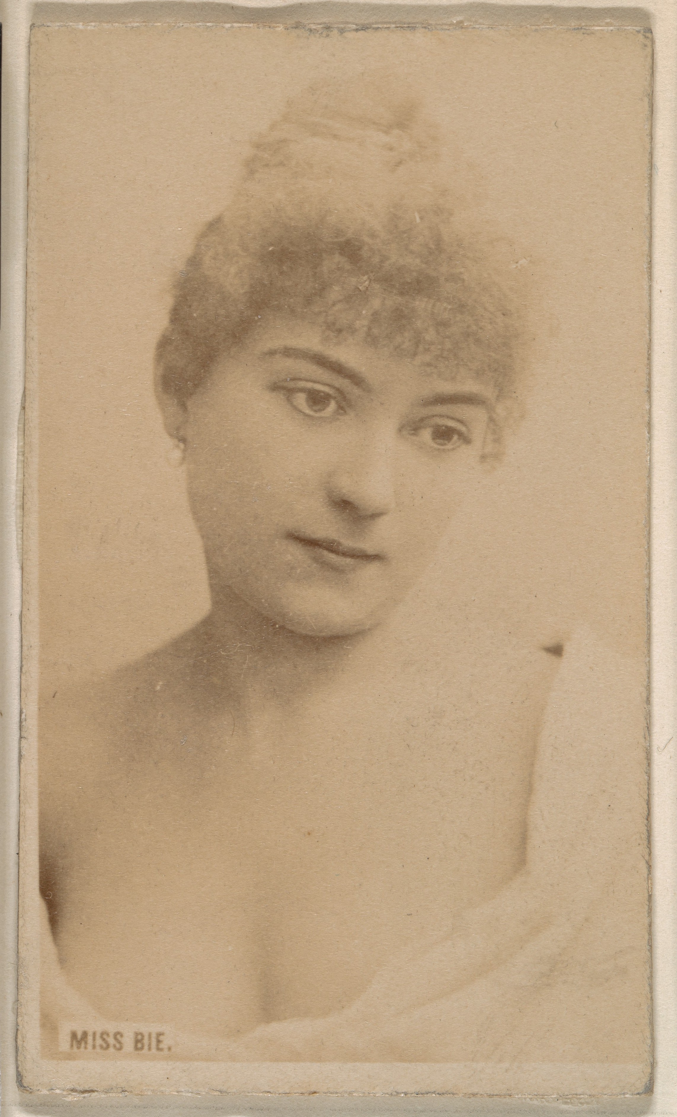 Vintage Portrait of Miss Bie
