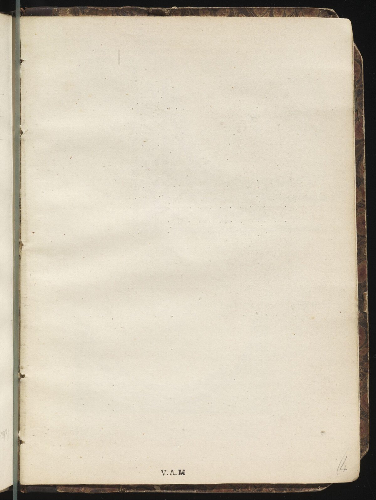 Blank Page of an Old Book — White Backgrounds