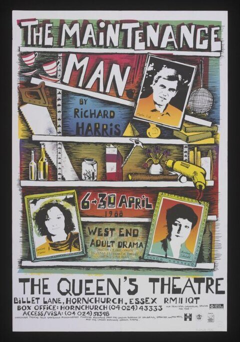 The Maintenance Man Play Poster