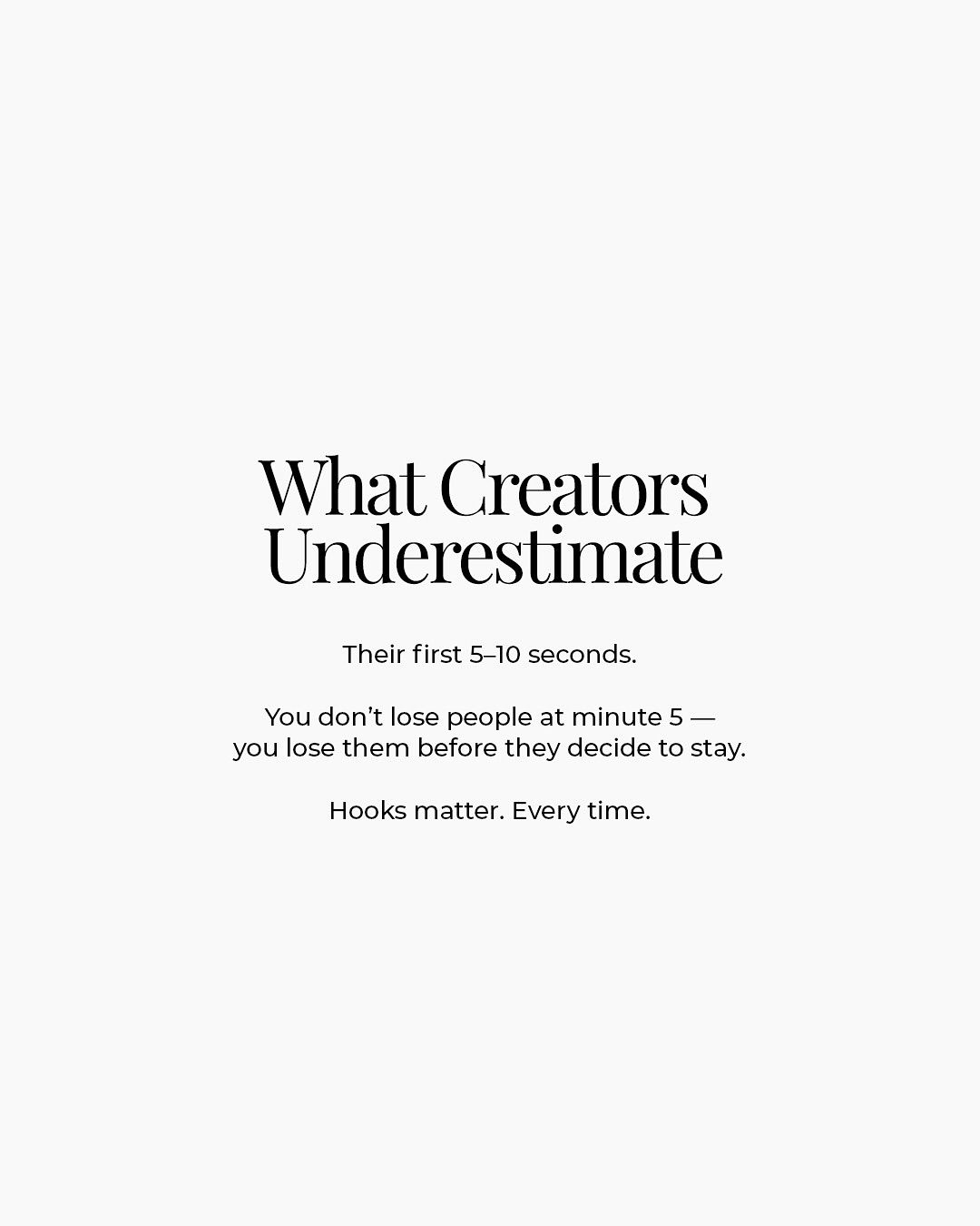 Advice for Creators on Content Hooks