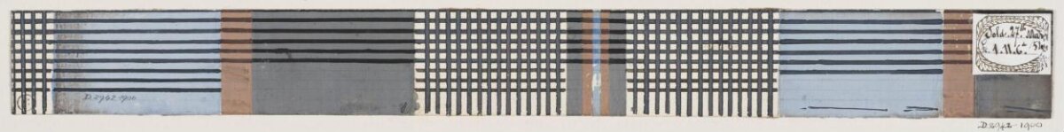 Vintage Textile Weave Sample Card