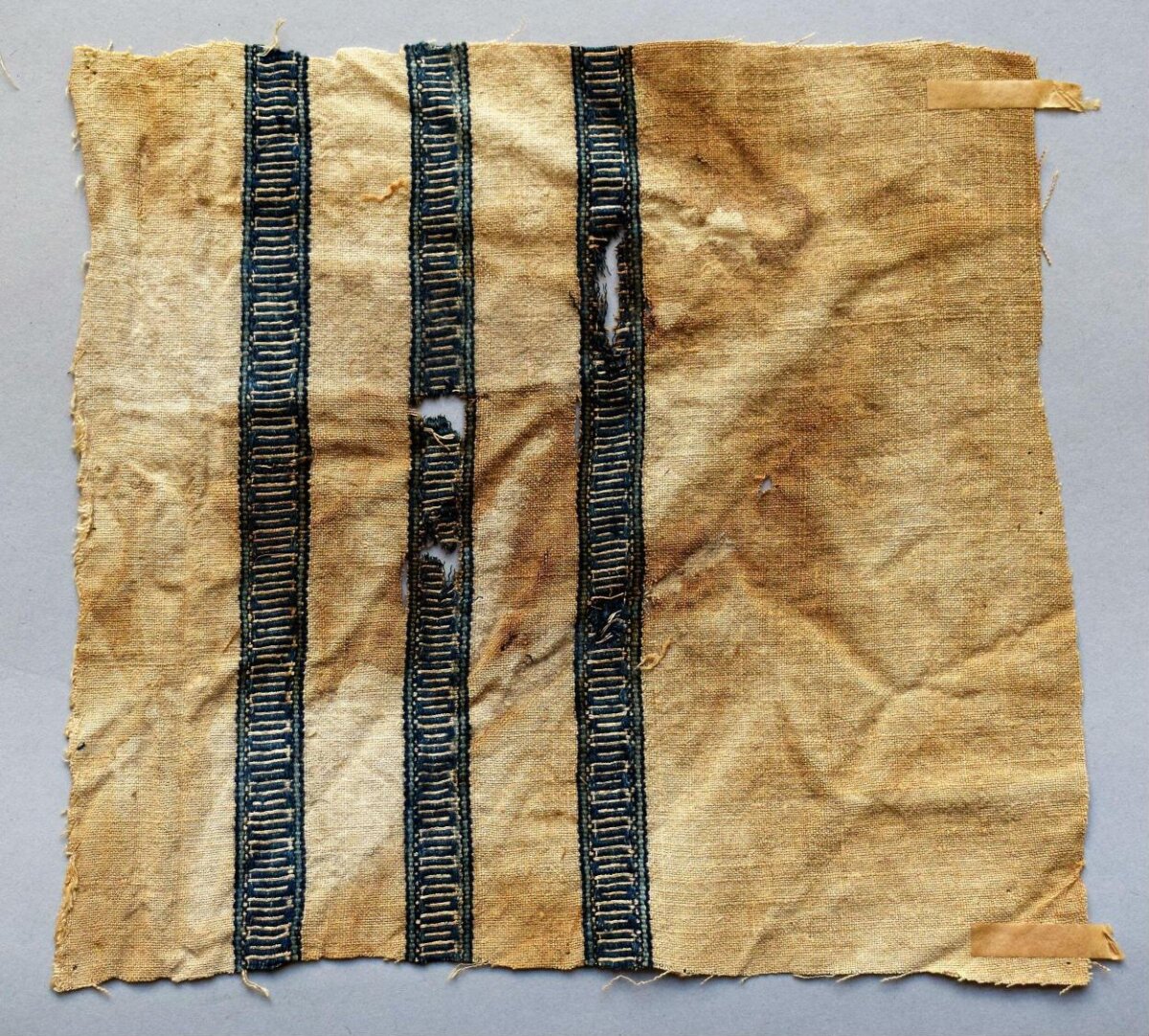 Ancient Striped Textile Fragment