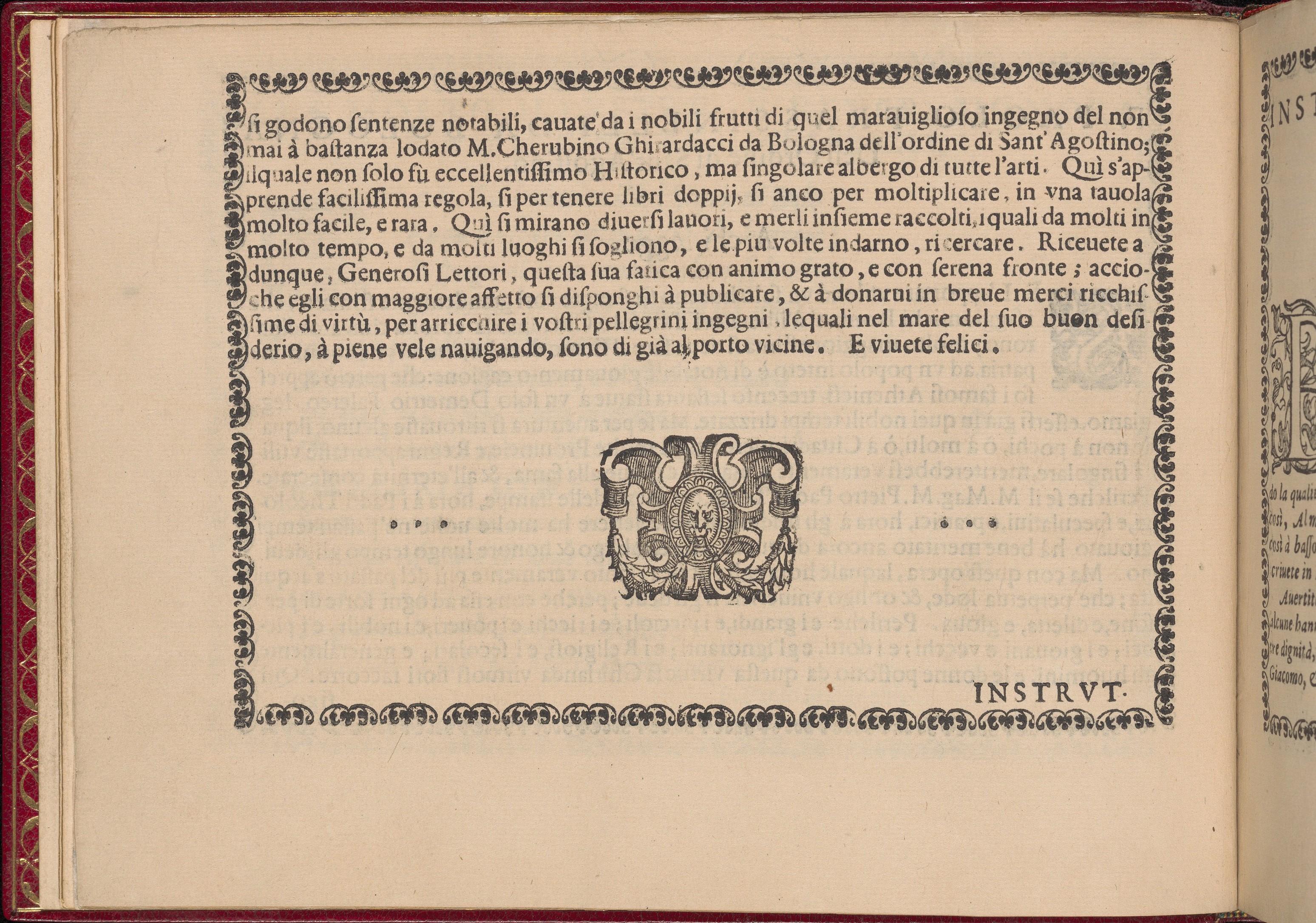 Early Modern Italian Printed Book Page