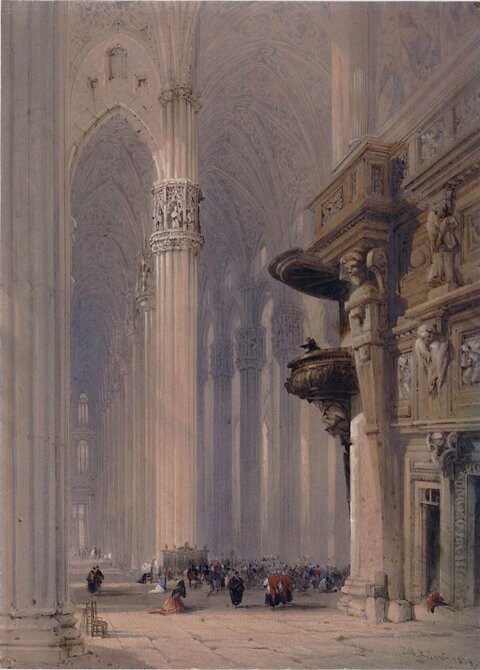Gothic Cathedral Interior