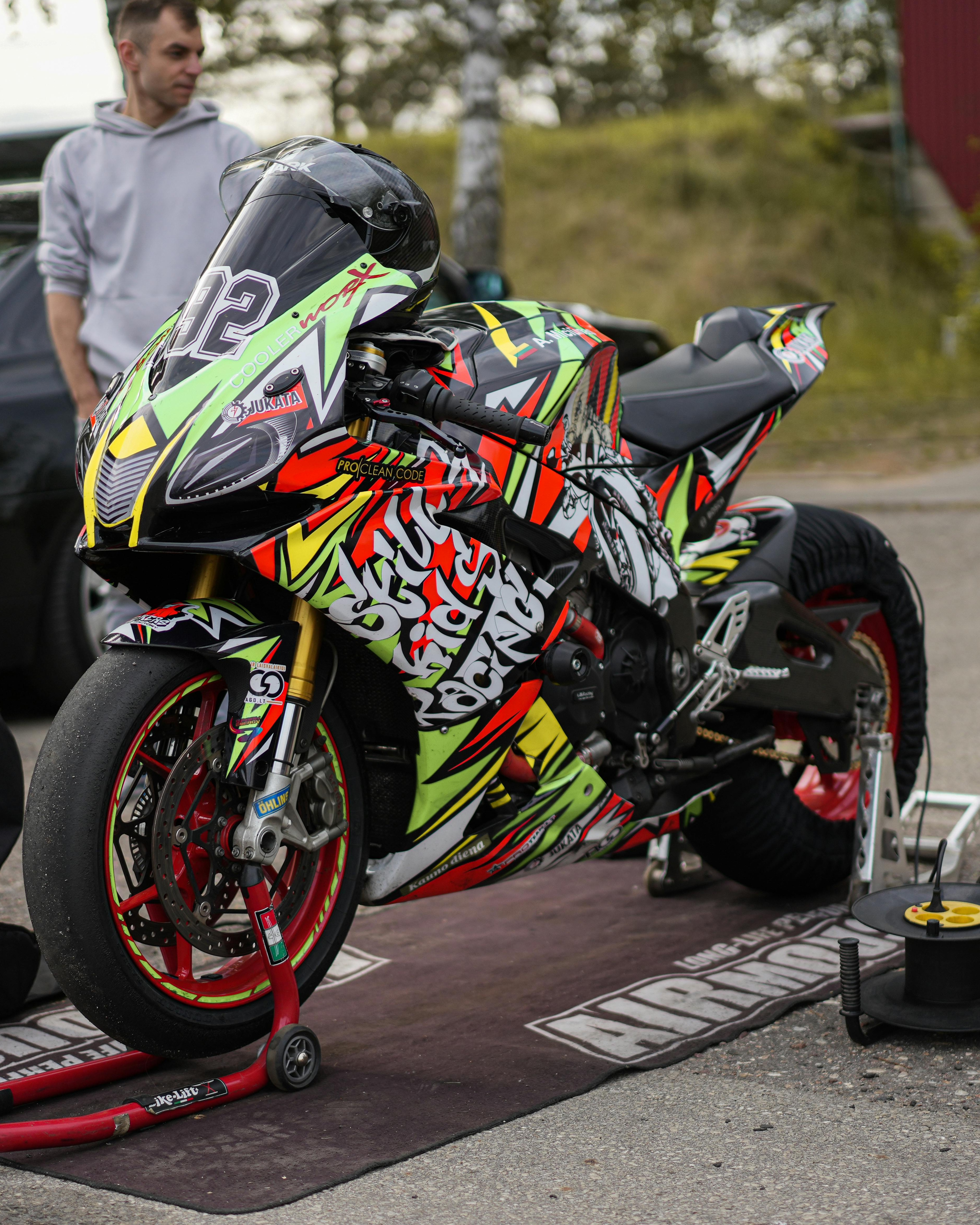 Custom Livery Racing Stunt Motorcycle