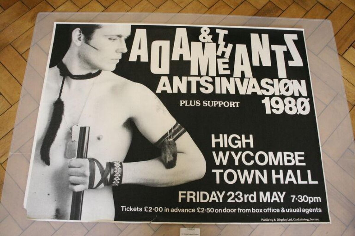 1980 Adam and the Ants Concert Poster