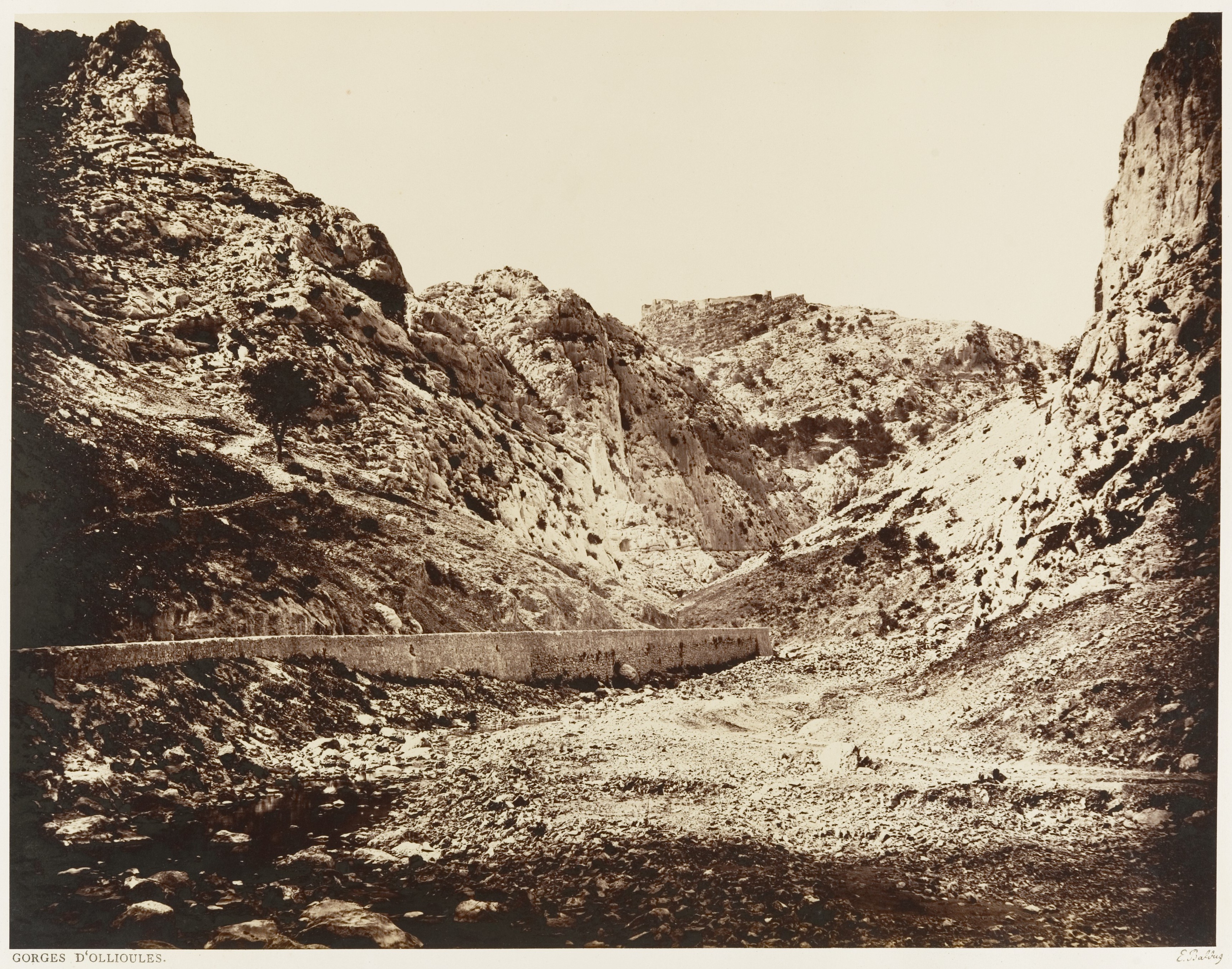 Ollioules Gorge Rocky Landscape