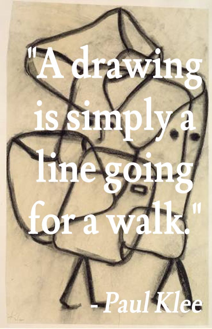 Paul Klee Drawing Quote