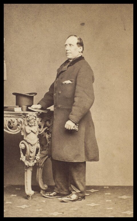 Vintage Portrait of 19th Century Gentleman