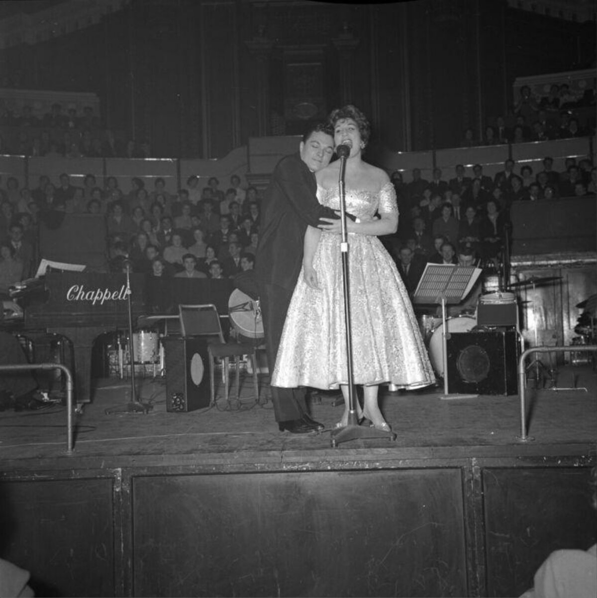 Two Performers on Concert Stage