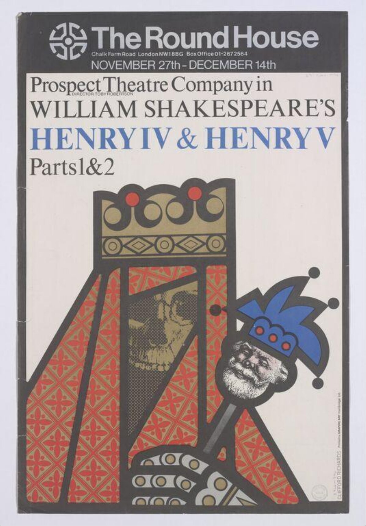 Henry IV & V Theatre Poster
