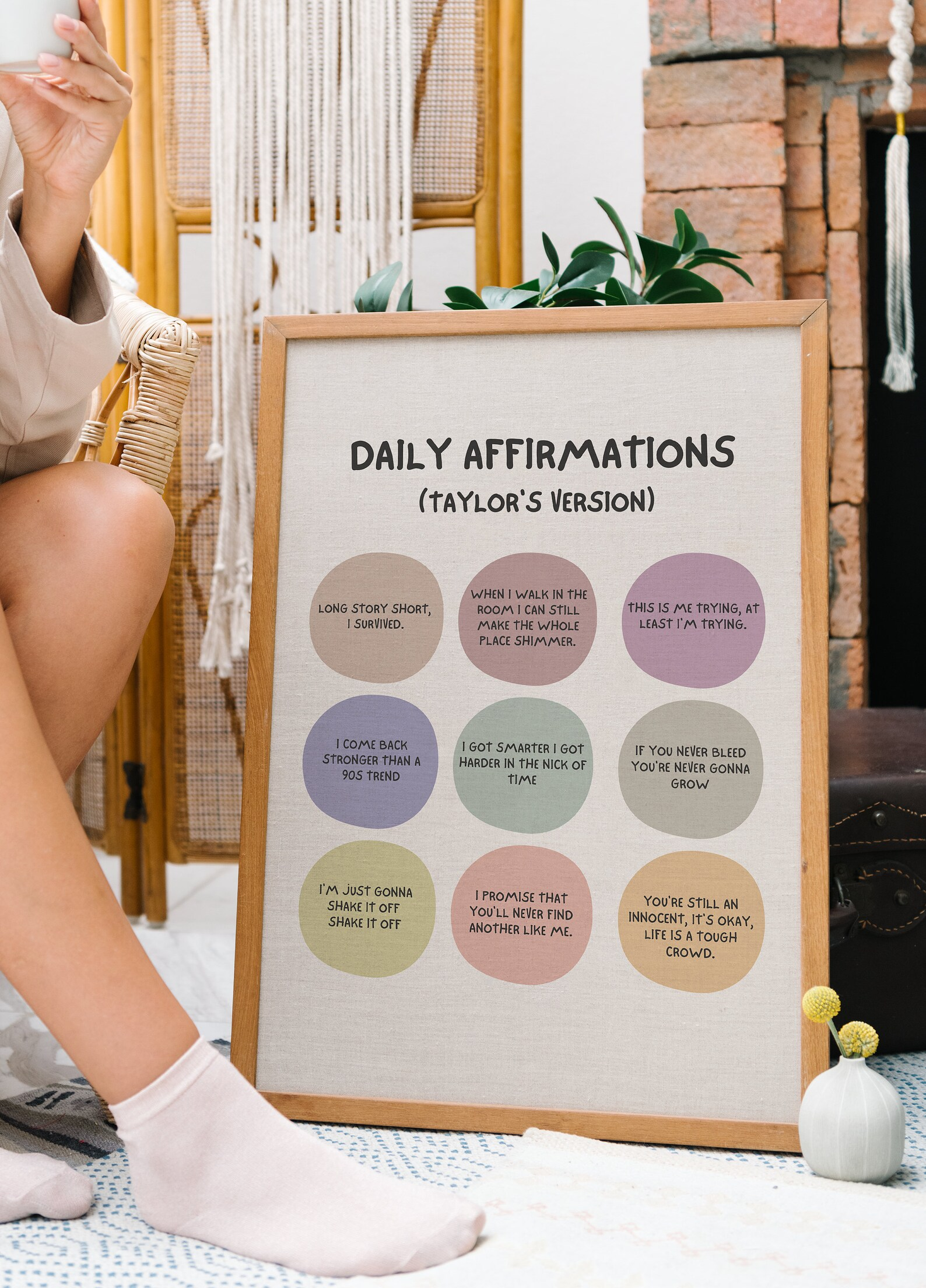 Daily Affirmations (Taylor's Version) Poster