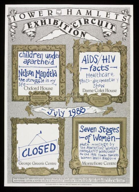 1988 Tower Hamlets Exhibition Circuit Poster