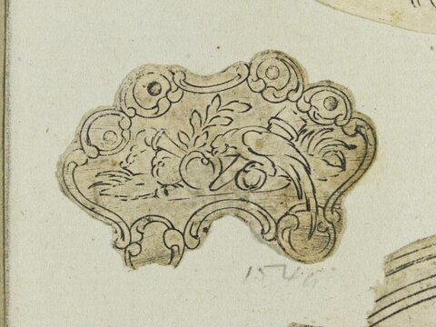 Vintage Ornamental Design Sketch